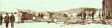 Nieuport- koneita Antreassa