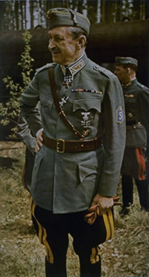 Mannerheim saksalaisen kuvaajan ikuistamana 4.6.1942
